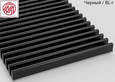 Решетка Mohlenhoff черного цвета BL-r
