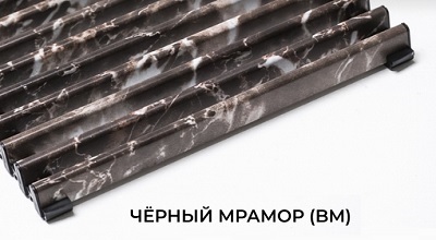 Решетка Mohlenhoff серии Decor Prestige под камень Черный мрамор/BM