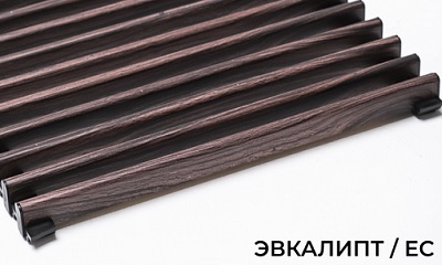 Решетка Mohlenhoff серии Decor Prestige под дерево Эвкалипт/EC