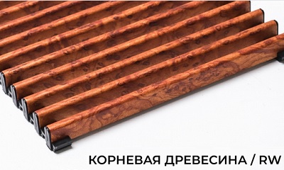 Решетка Mohlenhoff серии Decor Prestige Корневая древесина/RW