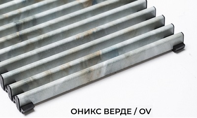 Решетка Mohlenhoff серии Decor Prestige под камень Оникс Верде/OV