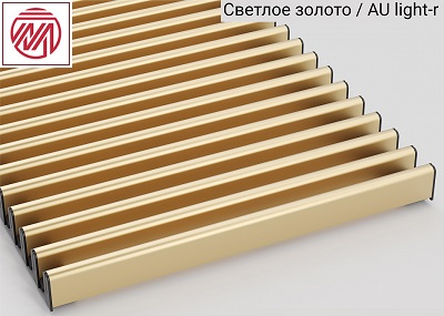 Решетка Mohlenhoff цвета светлое золото AU Light-r